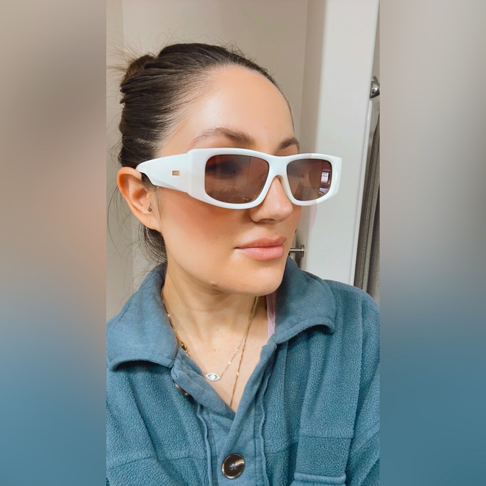 SOJOS retro rectangular sunglasses